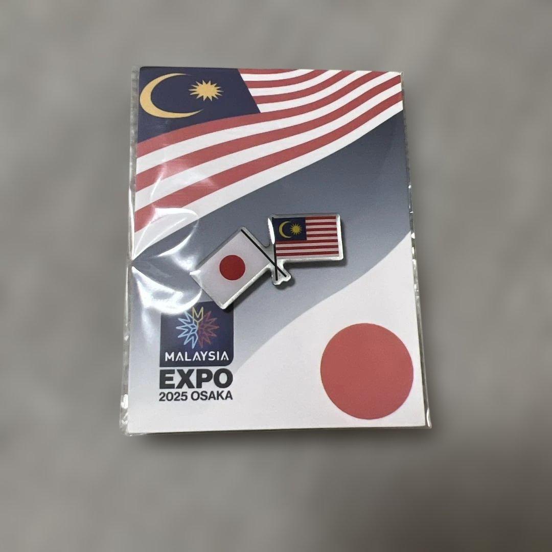 大阪万博 2025 万博 マレーシアパビリオン ピンバッジ 日本×マレーシア