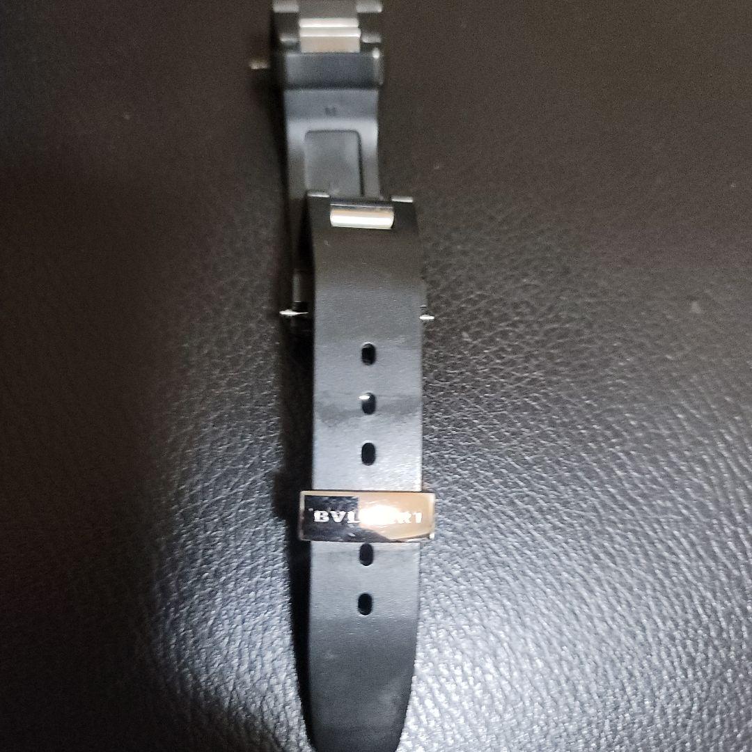 ブルガリレコッタロゴ49sクォーツ腕時計 電池式ステンレススチール シルバー