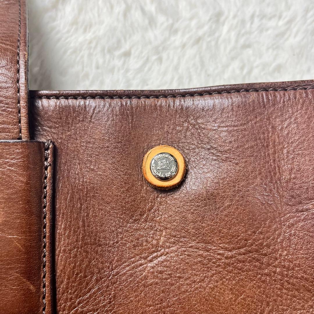 いじゅfico GANZO レザー 3wayブリーフケース　ブラウン