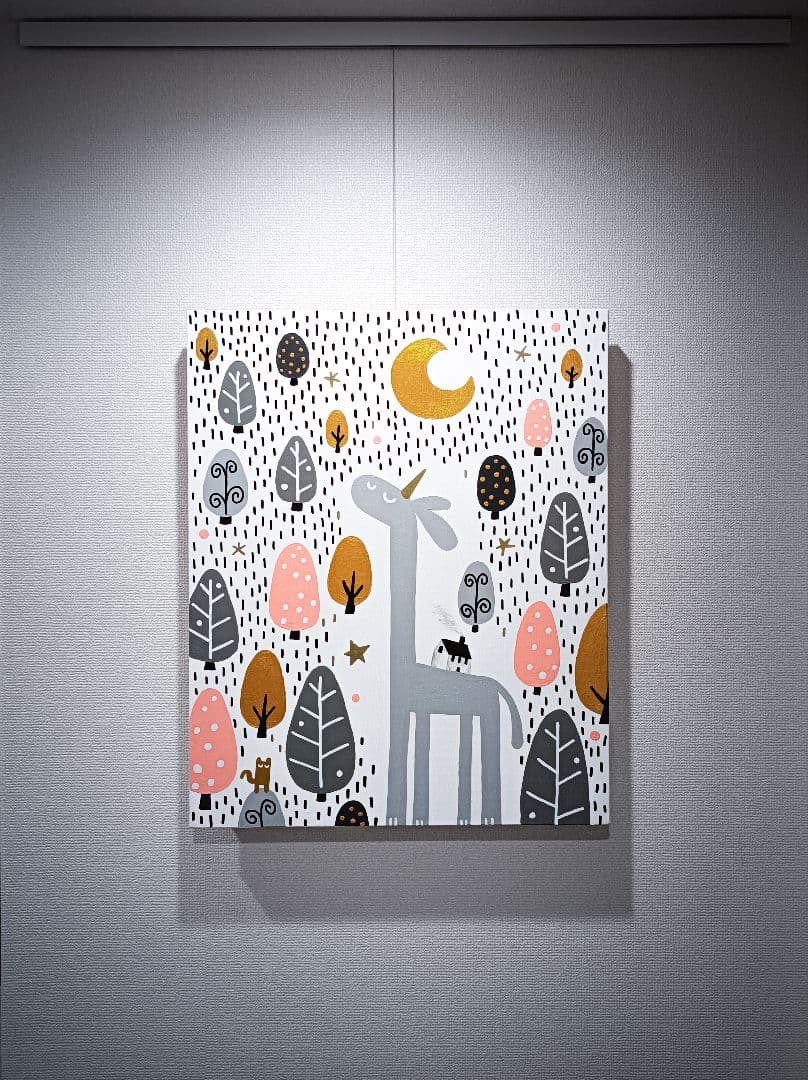 ✿月野乃亜 Unique F15／652×530mm 現代アート EM#03 - メルカリ