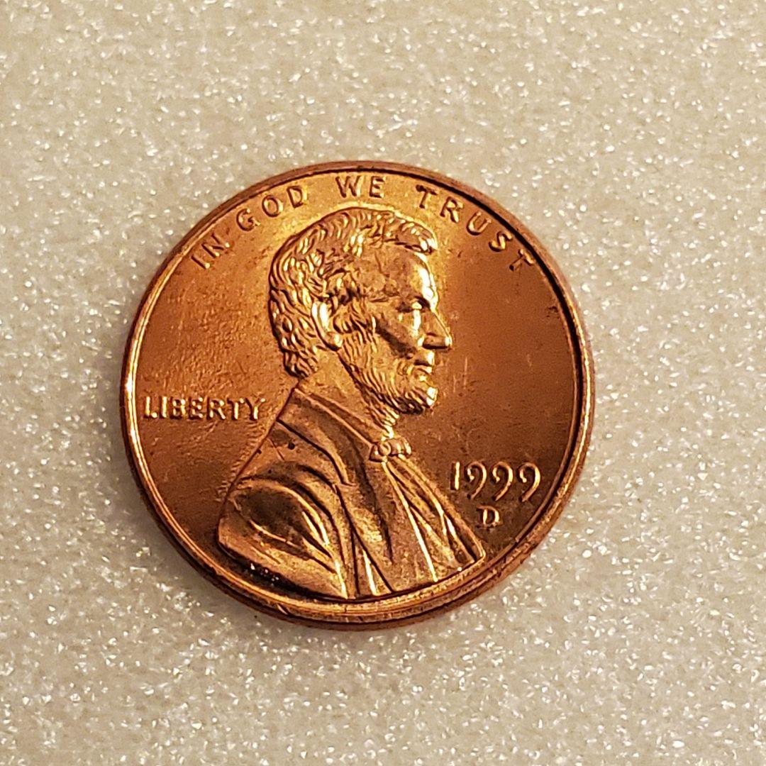 3878. 1999年 アメリカ リンカーン 1セント 海外硬貨 - メルカリ