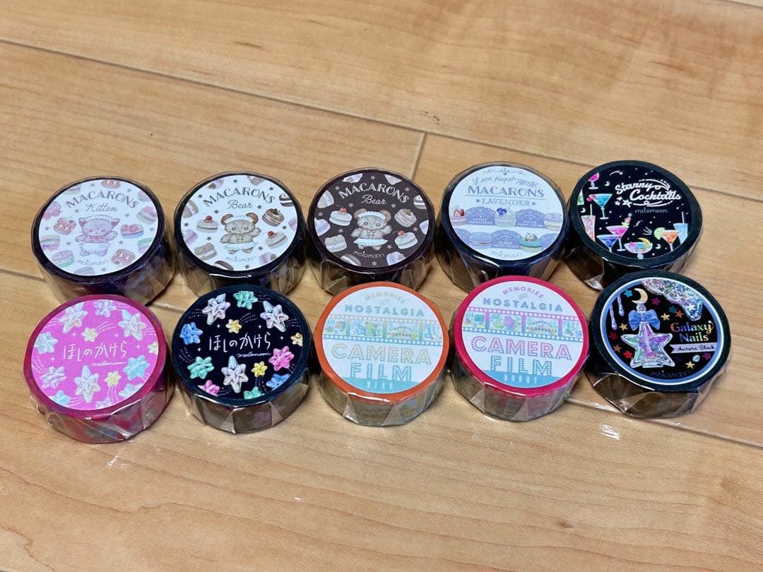 新品】melomoon マスキングテープ 10本セット／20mm×10m - メルカリ