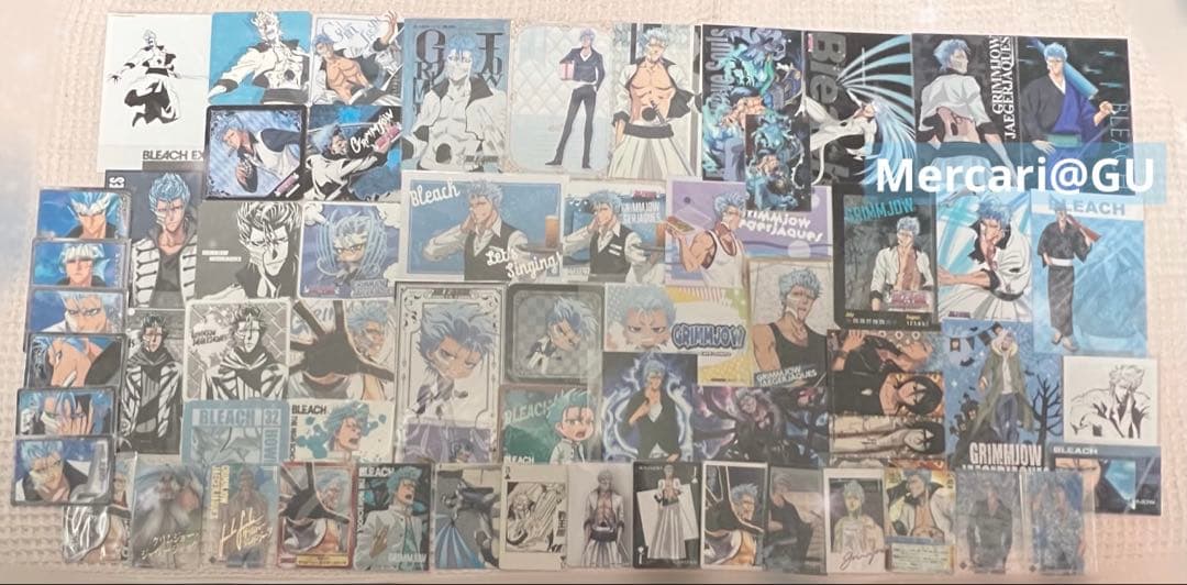 BLEACH グリムジョー 缶バッジ アクリルスタンドなど 特典まとめ売り 各1