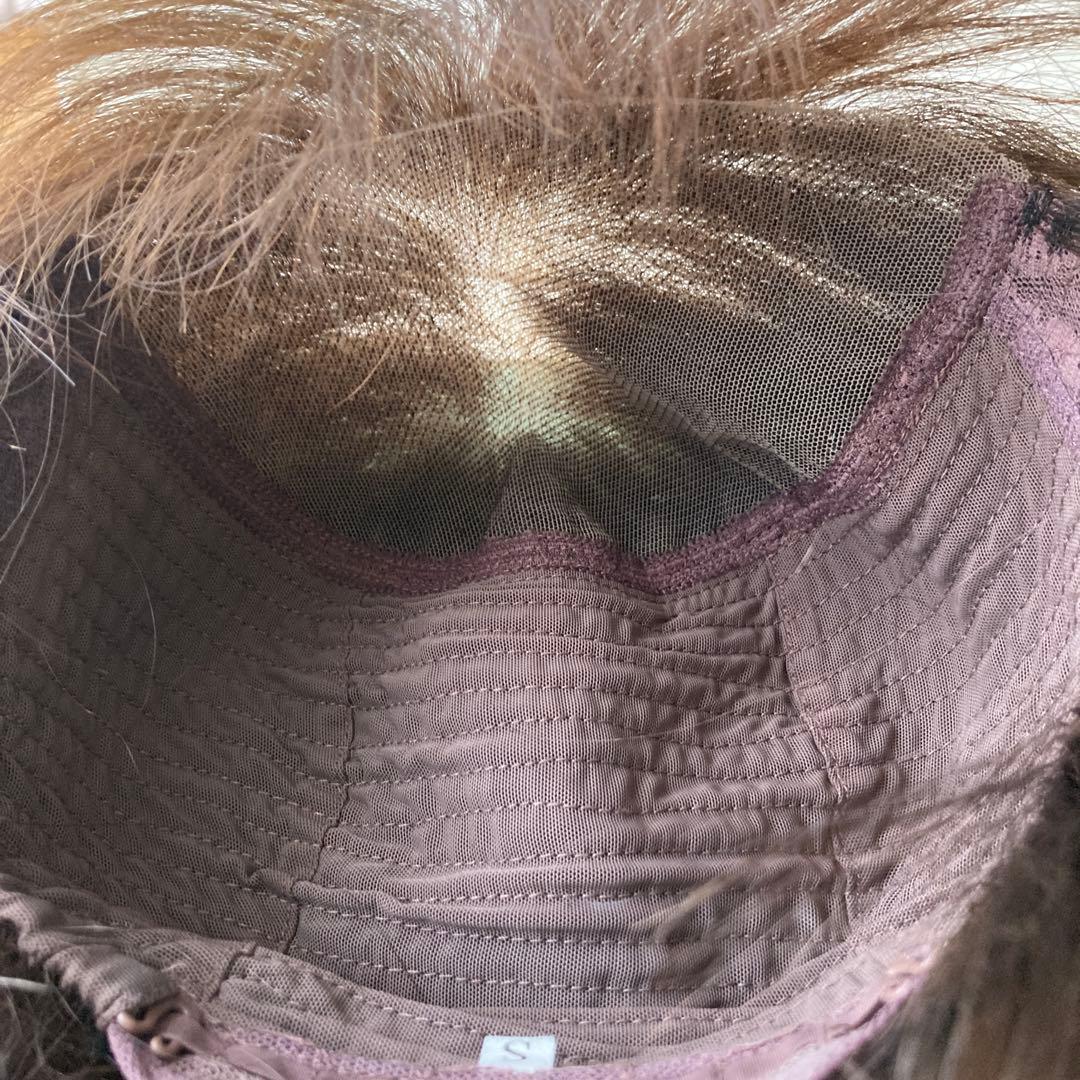 百合子ウィッグ　Sサイズ 50〜53cm ブラウンショートボブウィッグ