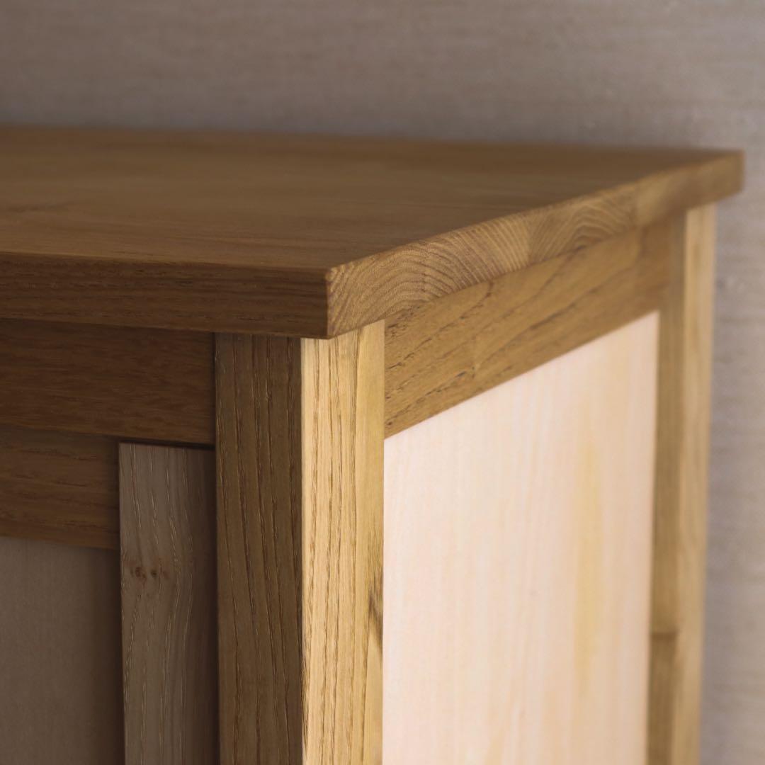 pey様専用 栗の引き戸キャビネット