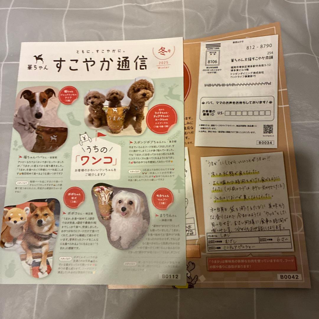 うまかドックフード(1.5kg)×3