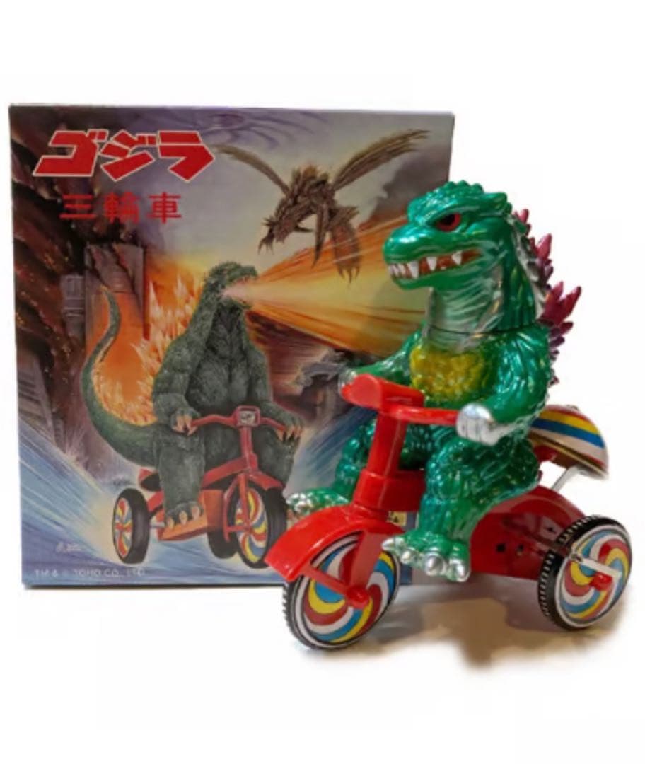 M1号 メガギラスゴジラ 三輪車 ソフビ フィギュア ゴジラ×メガギラス