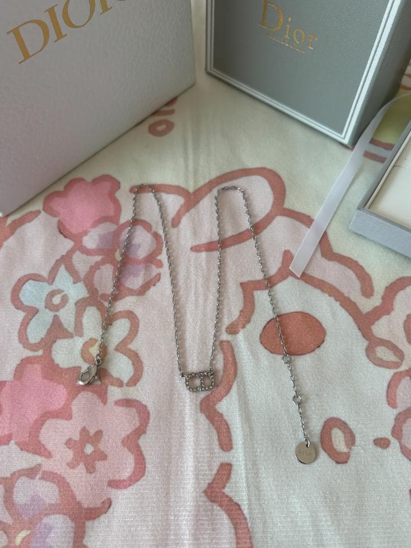 シルバー CLAIR D LUNE クリスタル ネックレス