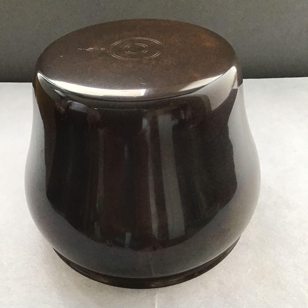 茶道具 唐銅棒先建水 不俊斎好 十三代 金谷 造