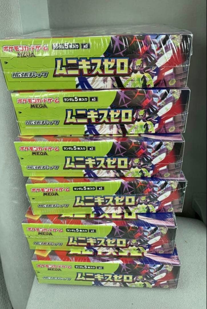 ムニキスゼロ 6BOXシュリンク付き 新品未開封ポケモンカード - メルカリ