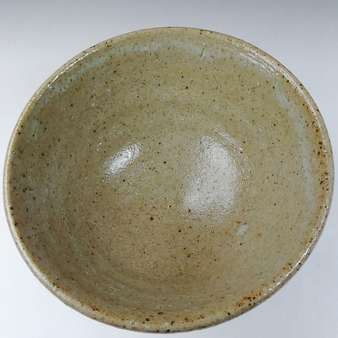 T561 茶碗 『灰釉 茶碗』『木器窯 田中和人』 共箱 抹茶碗 茶道具