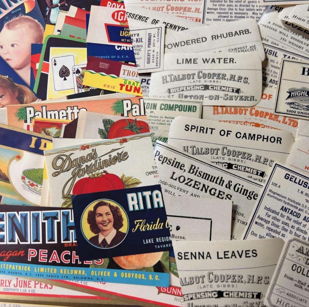 本日限定！★ 紙モノ詰め込みBOX ★ 60サイズ　海外 紙もの ヴィンテージ