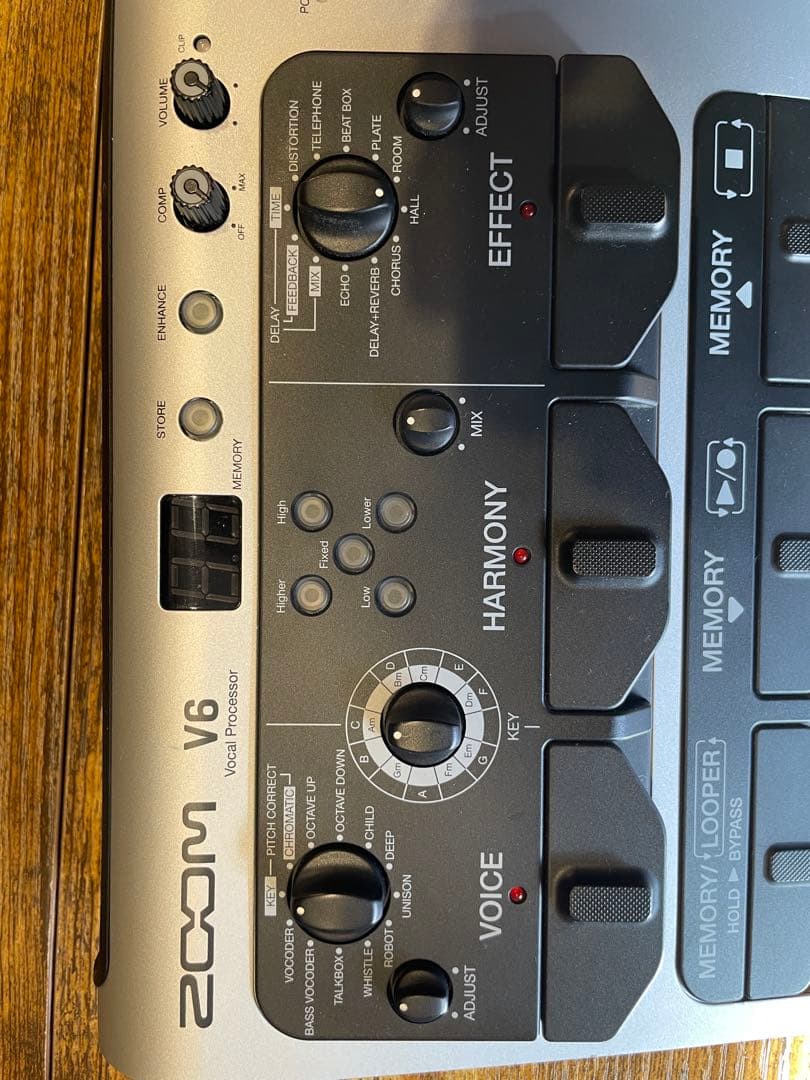 ZOOM V6-SP ボーカルエフェクター ハードケース付き