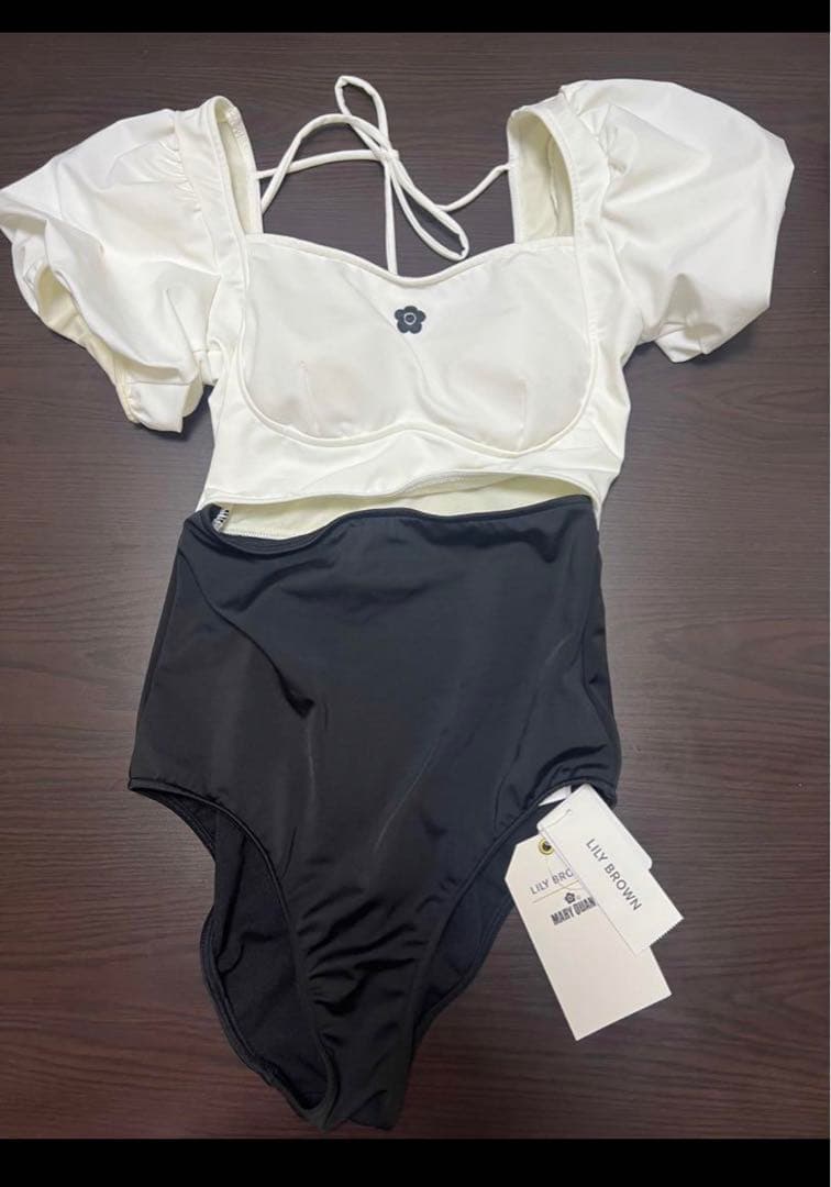 MARY QUANT Lilly brownスイムウェア