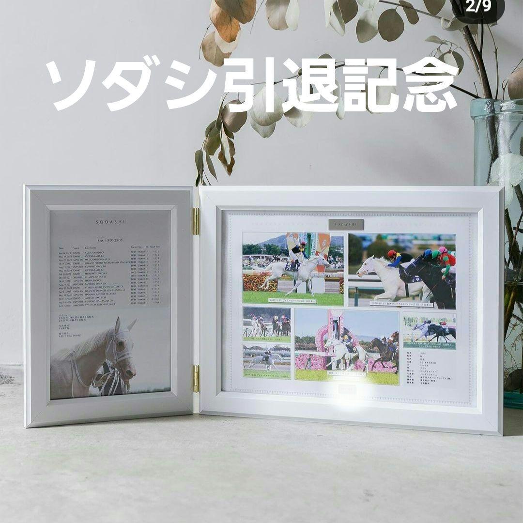 100個限定】ソダシ 引退記念写真パネル シリアルナンバー入り 競馬 JRA