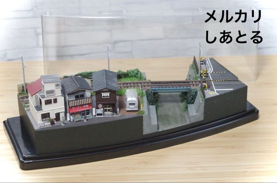 江ノ電 行合川鉄橋 鉄道ジオラマ展示台 Nゲージ 鉄コレ 鉄道模型