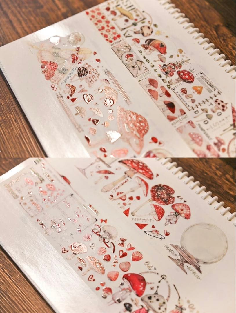 《絶版》海外　マスキングテープ　樹下下下 2点　（和紙）（47155）