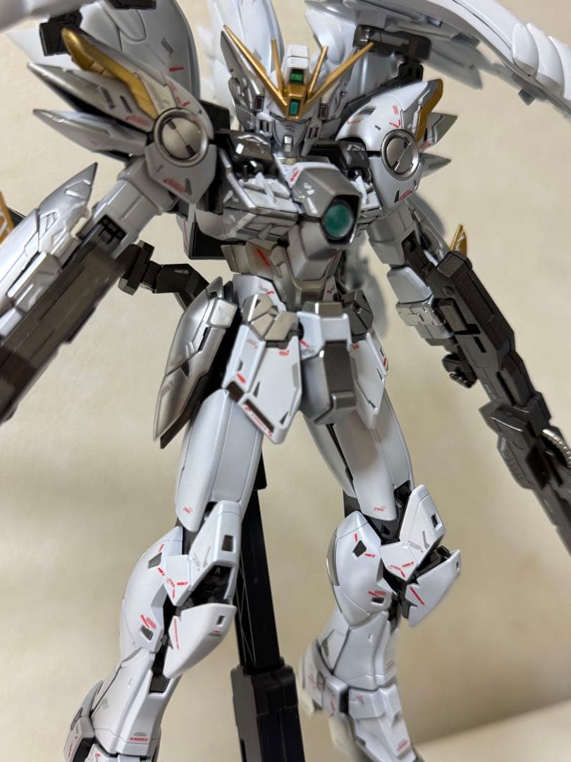 【完成品】MGウイングガンダムゼロEWver.Kaスノーホワイトプレリュード