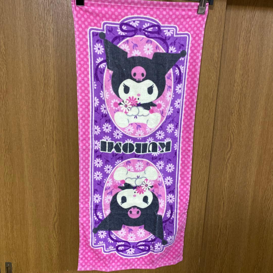 5点目100円♡新作♡新品♡クロミちゃん♡フェイスタオル - メルカリ
