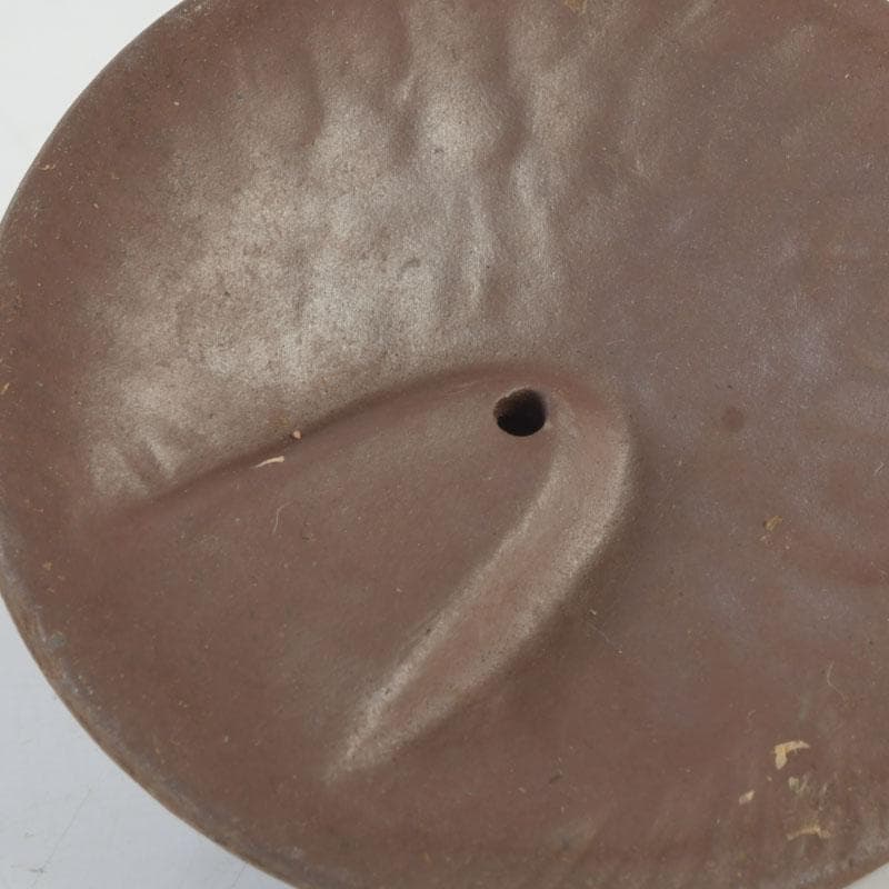 煎茶道具 萬古焼 英山造 紫砂 朱泥 鳥顔出 横手急須 V