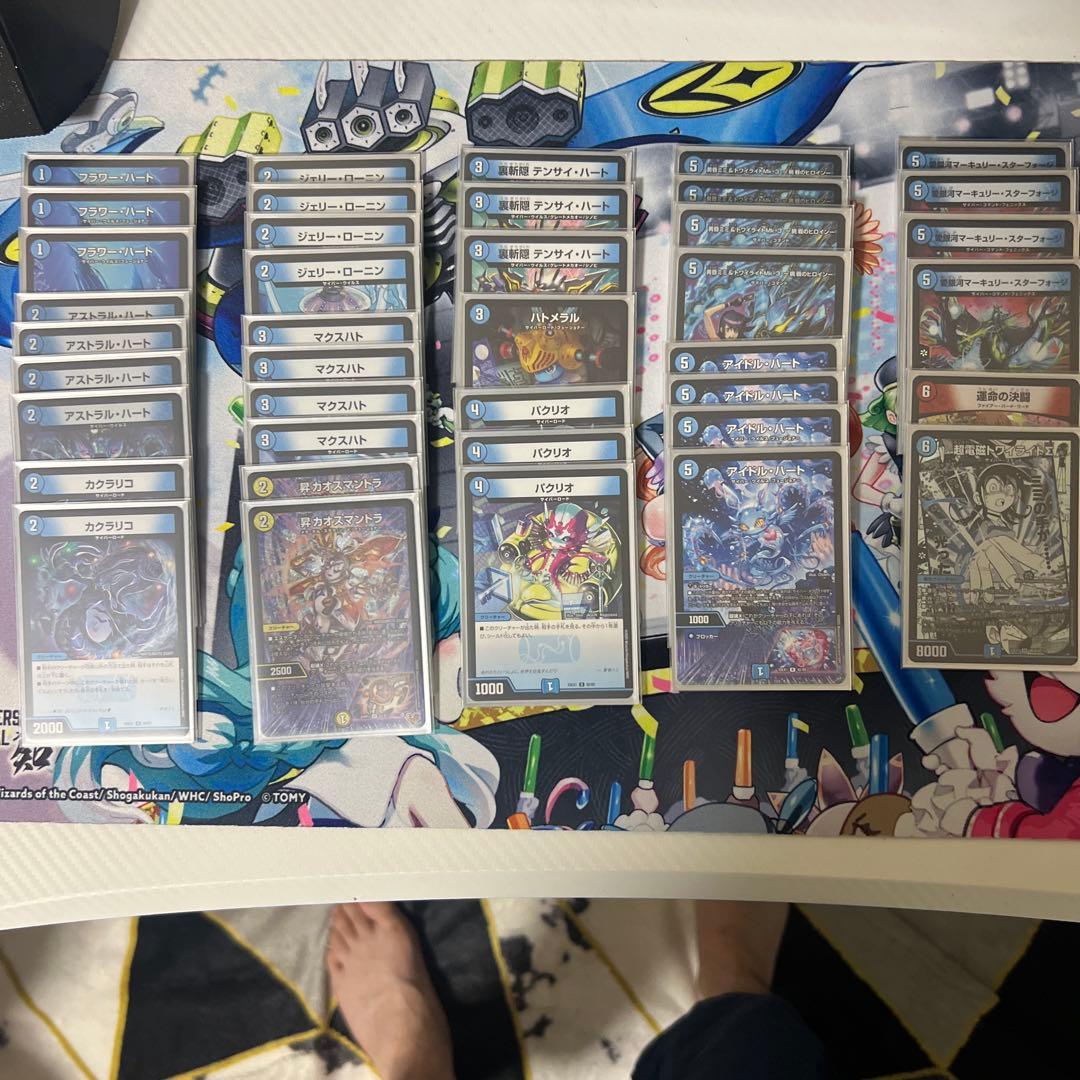 青単サイバー　3重スリーブ・ルードザーナ・予備スリーブ付き 青単サイバー 3重スリーブ・ルードザーナ・予備スリーブ付き 本格構築