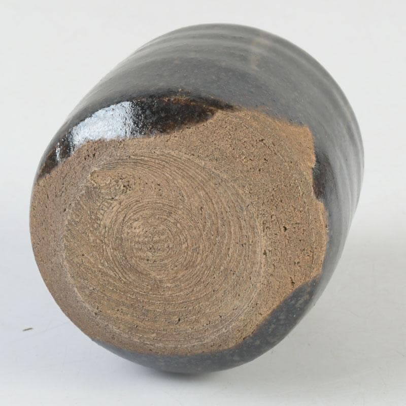 茶道具 瀬戸焼 古瀬戸 茶入 仕覆付 V 9680