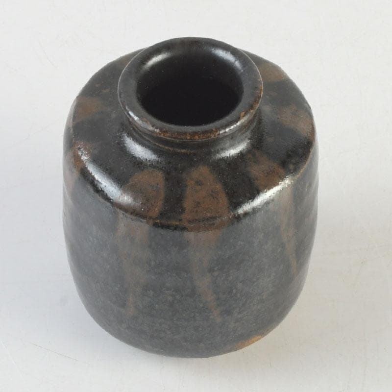 茶道具 瀬戸焼 古瀬戸 茶入 仕覆付 V 9680