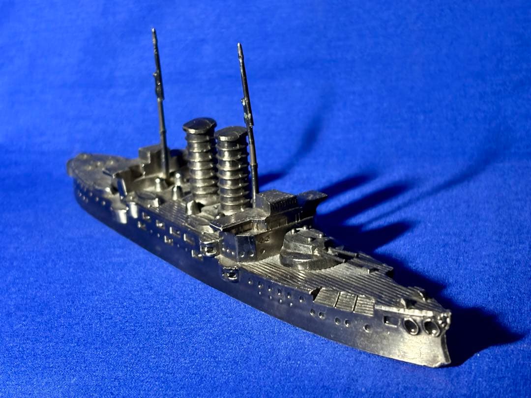極美 絶版希少品 三笠保存會 戦艦三笠 文鎮 置物 模型 日本海軍 軍艦 東郷