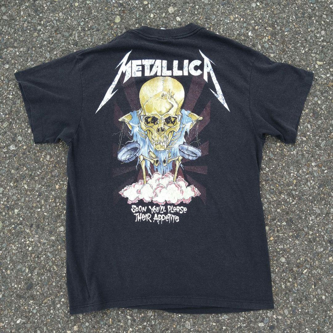 ビンテージ80sMETALLICAメタリカDORIS90sTシャツパスヘッド - メルカリ