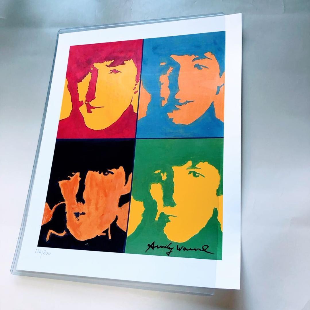 3941 美品 アンディ ウォーホル リトグラフ ビートルズ 300枚 限定