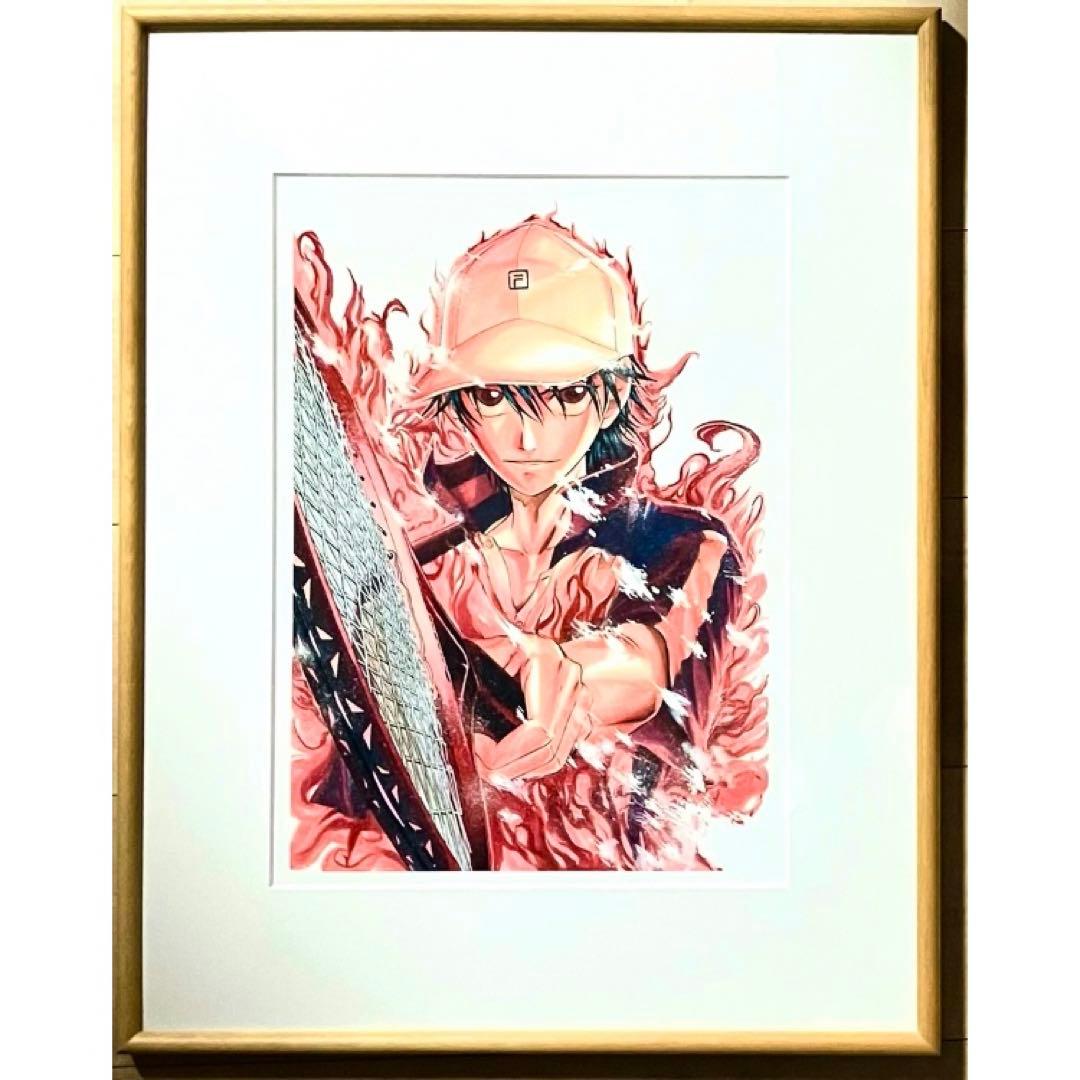 テニスの王子様 テニプリ 越前リョーマ 複製原画 原作絵 許斐剛