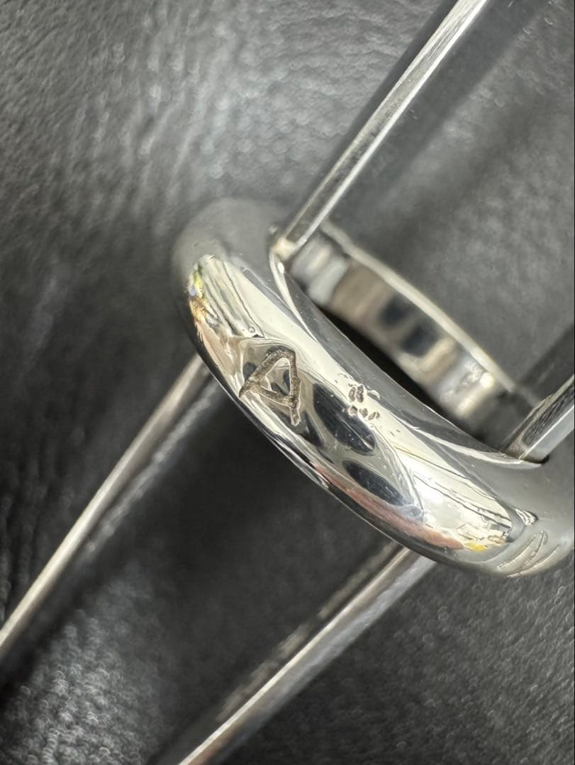 CHANEL シャネル ロゴ 3連リング SV925 ヴィンテージ13号〜14号