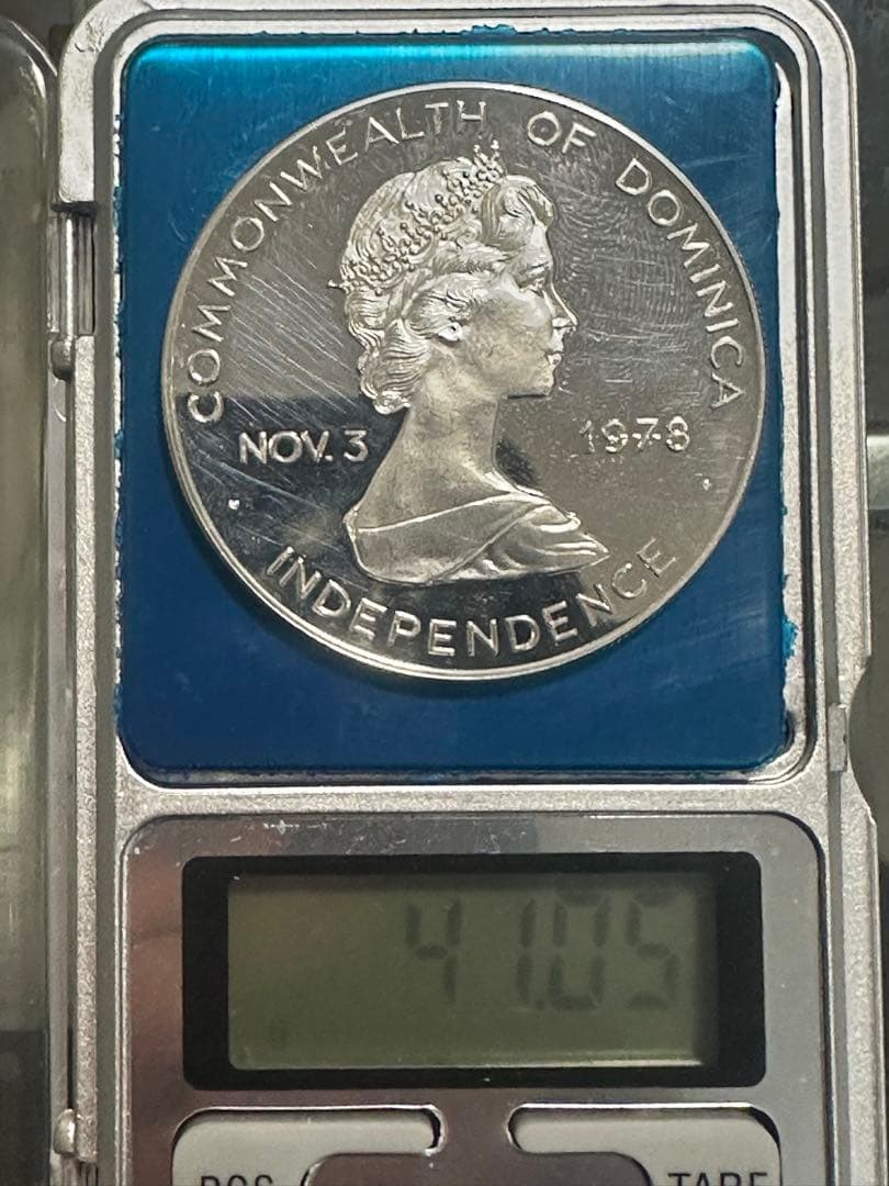 1000円から‼️】 ドミニカ共和国 1978年 20ドル 銀貨