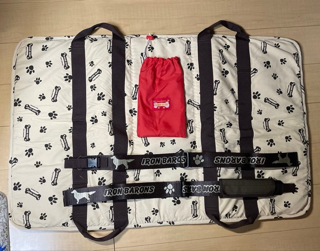 アイアンバロン☆犬用3way抱っこハニカムマット☆ショルダー付き