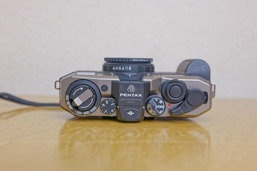 美品】PENTAX17 フィルムカメラ おまけフィルム1本＆レンズフィルター付