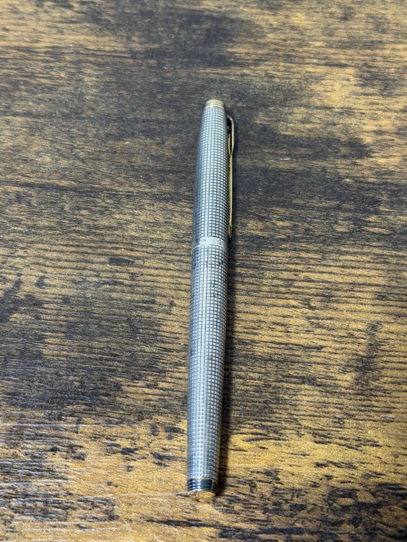 初期　字幅63 パーカー　75 万年筆　スターリングシルバー　細字