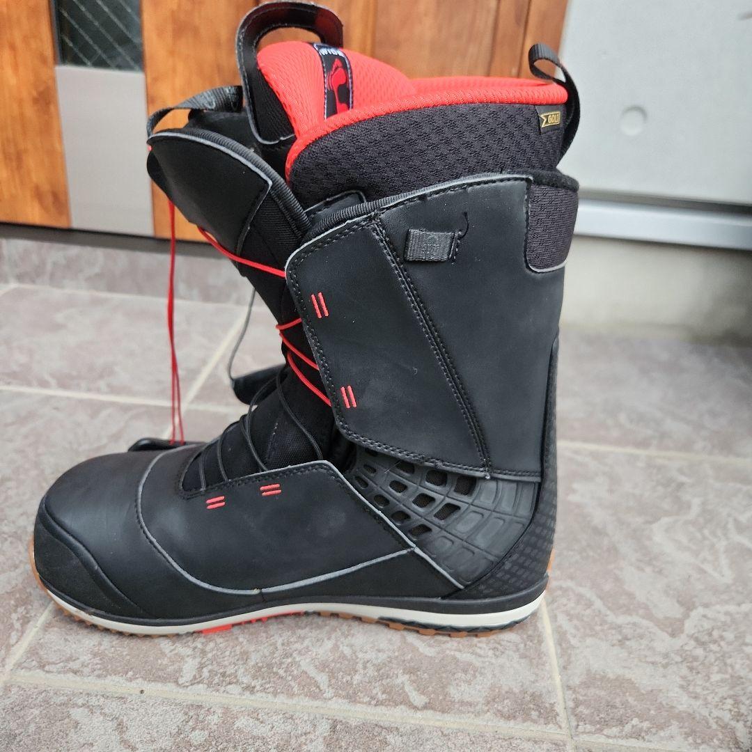 2回使用⭐Salomon DIALOGUE　Xスノーボードブーツ28cm黒赤