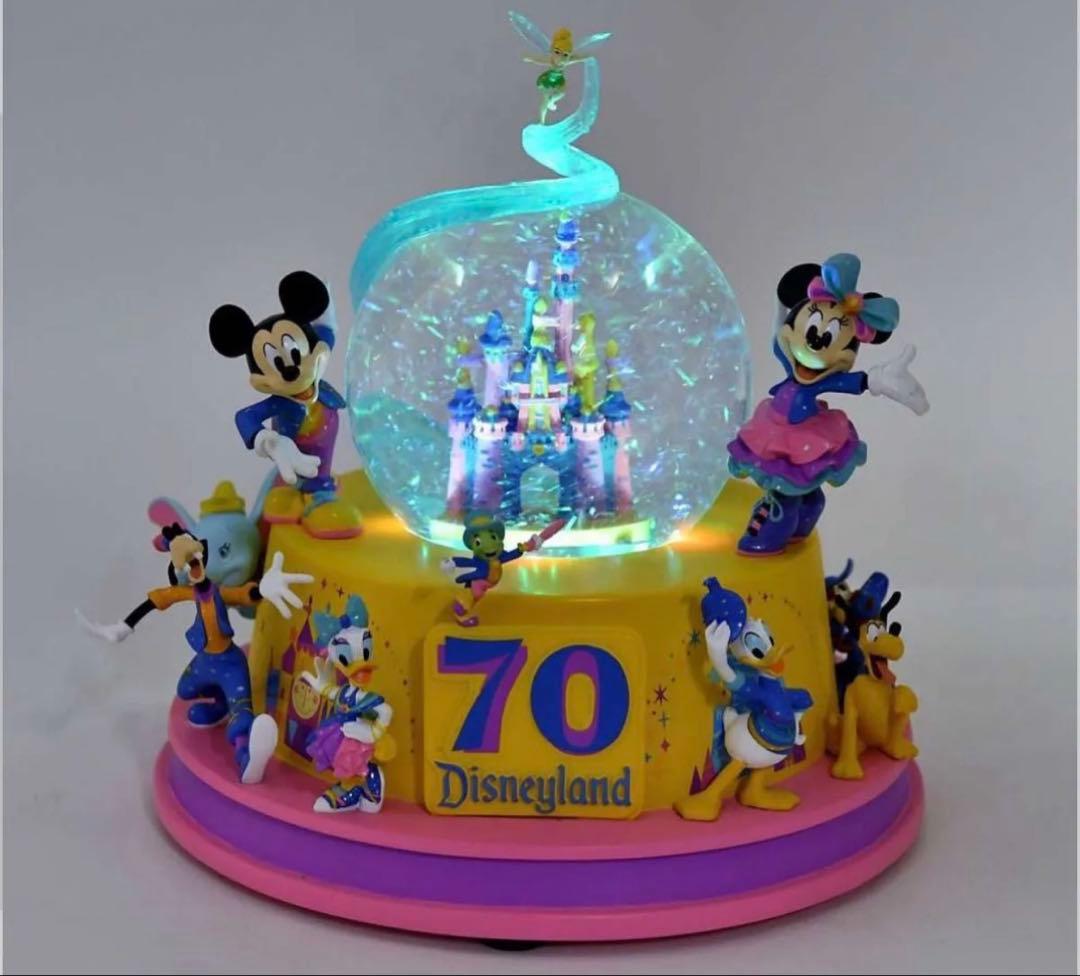 ディズニーキャラクター スノードーム ミュージック＆ライトアップ 70