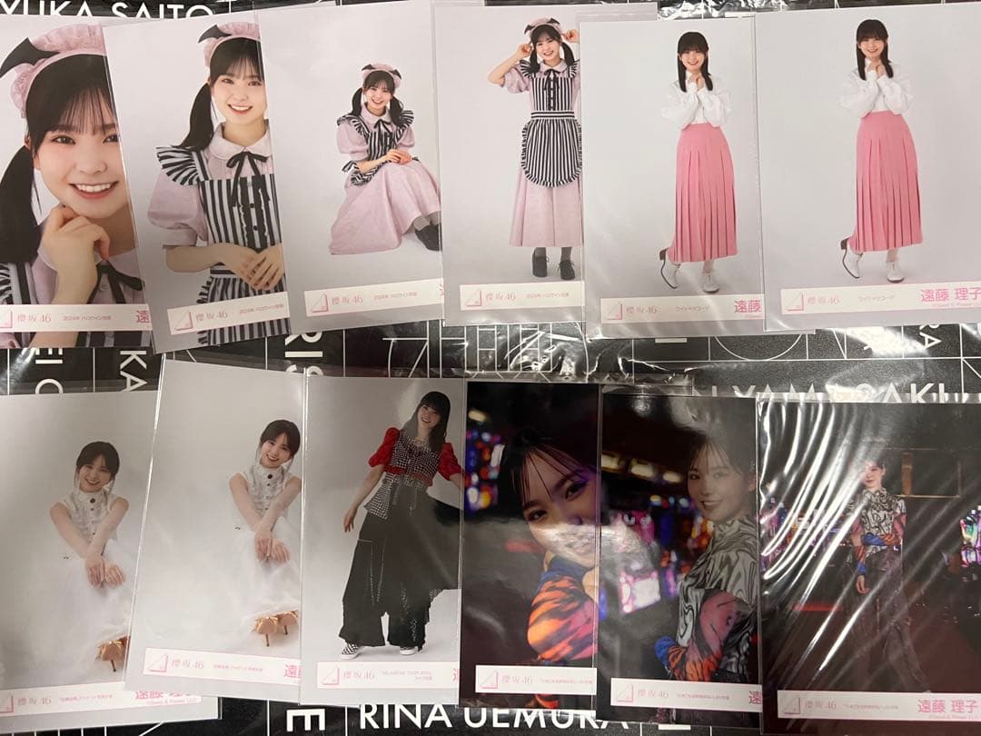 ◎櫻坂46 遠藤理子　生写真　150枚　コンプ8種　お値下げ