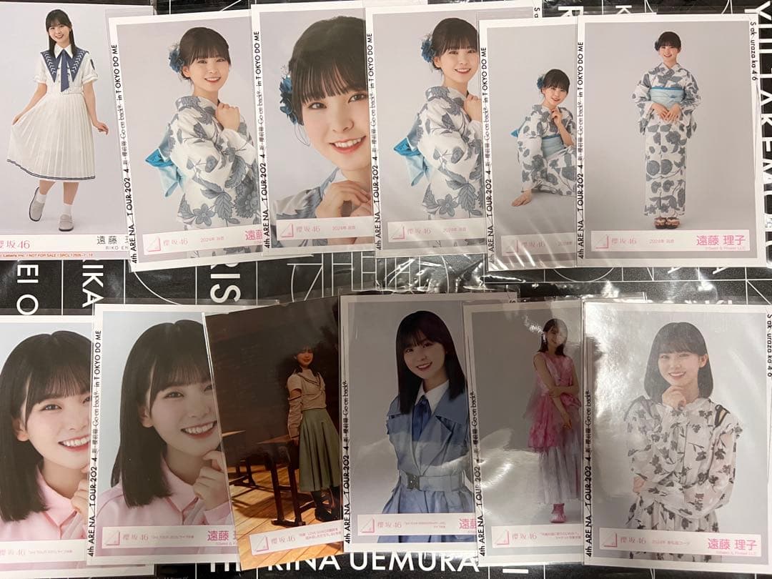 ◎櫻坂46 遠藤理子　生写真　150枚　コンプ8種　お値下げ