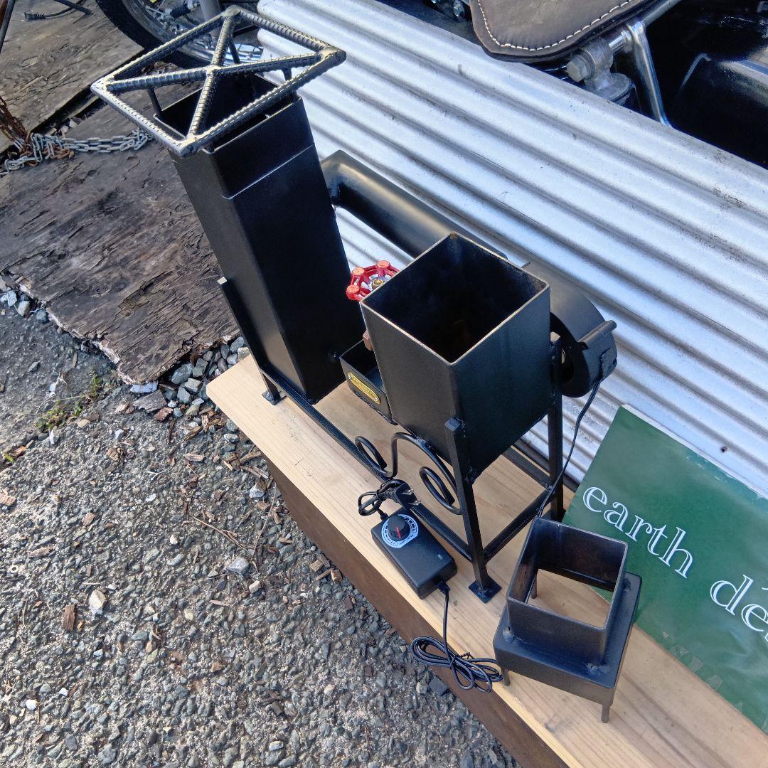 廃油ストーブ 元祖発案者の作品 ミニファクトリーネオ 本物 アース