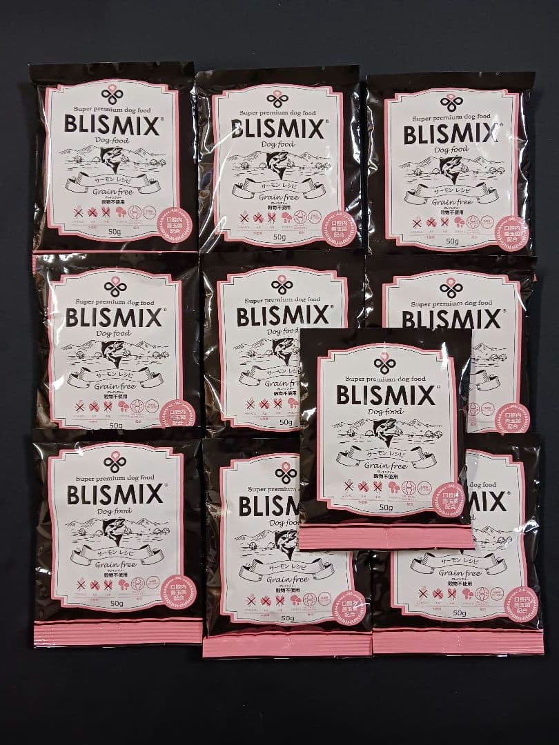 ブリスミックス グレインフリー穀物不使用 サーモンレシピ 50g 10