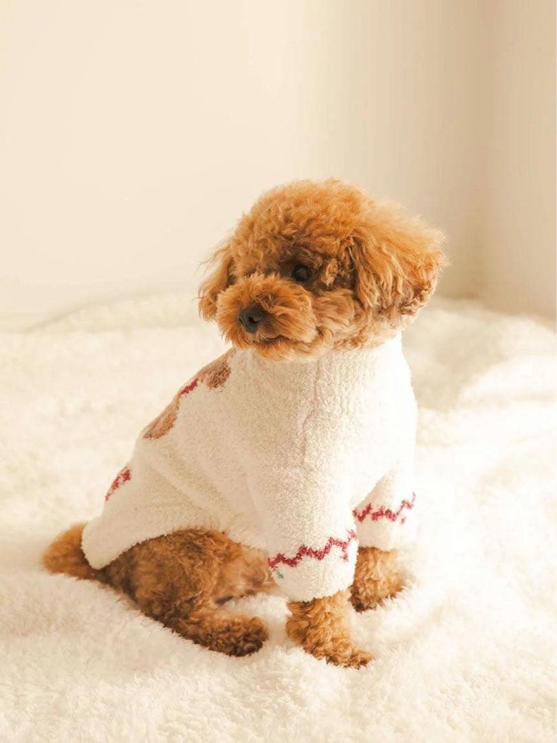 2枚セット】ジェラートピケ 犬服 くま ノルディック プルオーバー Sサイズ