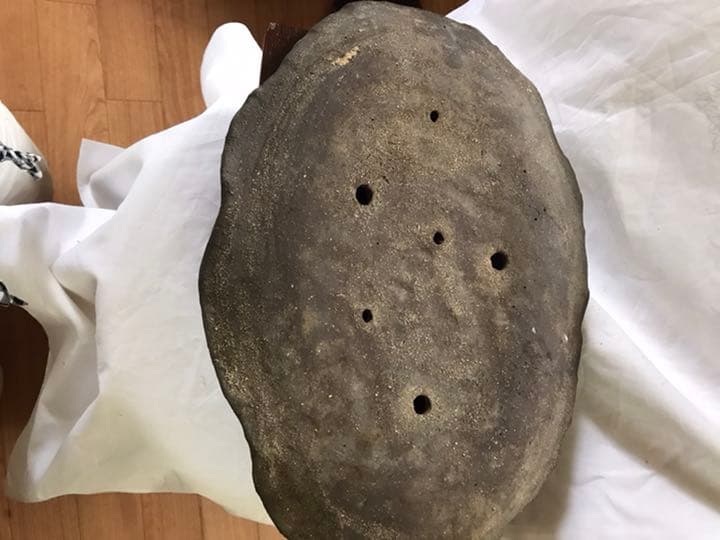 盆栽鉢 南蛮鉢②時代古鉢大型盆栽鉢詳細不明希少山野草