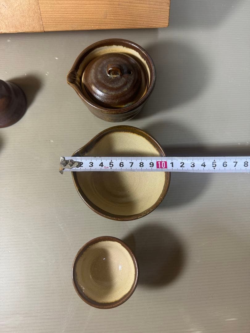 2425 有田焼 肥前唐津 茶器セット 宝瓶1客 湯冷し1客 湯呑