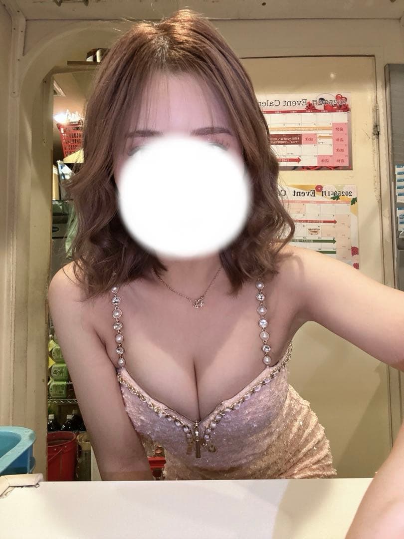 Andy ビーズ装飾タイトドレス ピンク