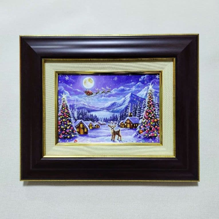 k*☆様 『月を眺めて』アクリル画 SM 風景画 絵画 k*☆様 『月を眺めて