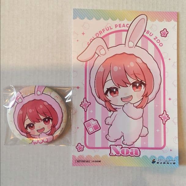 カラフルピーチ のあさん 東武動物公園 缶バッジ ポストカード - メルカリ