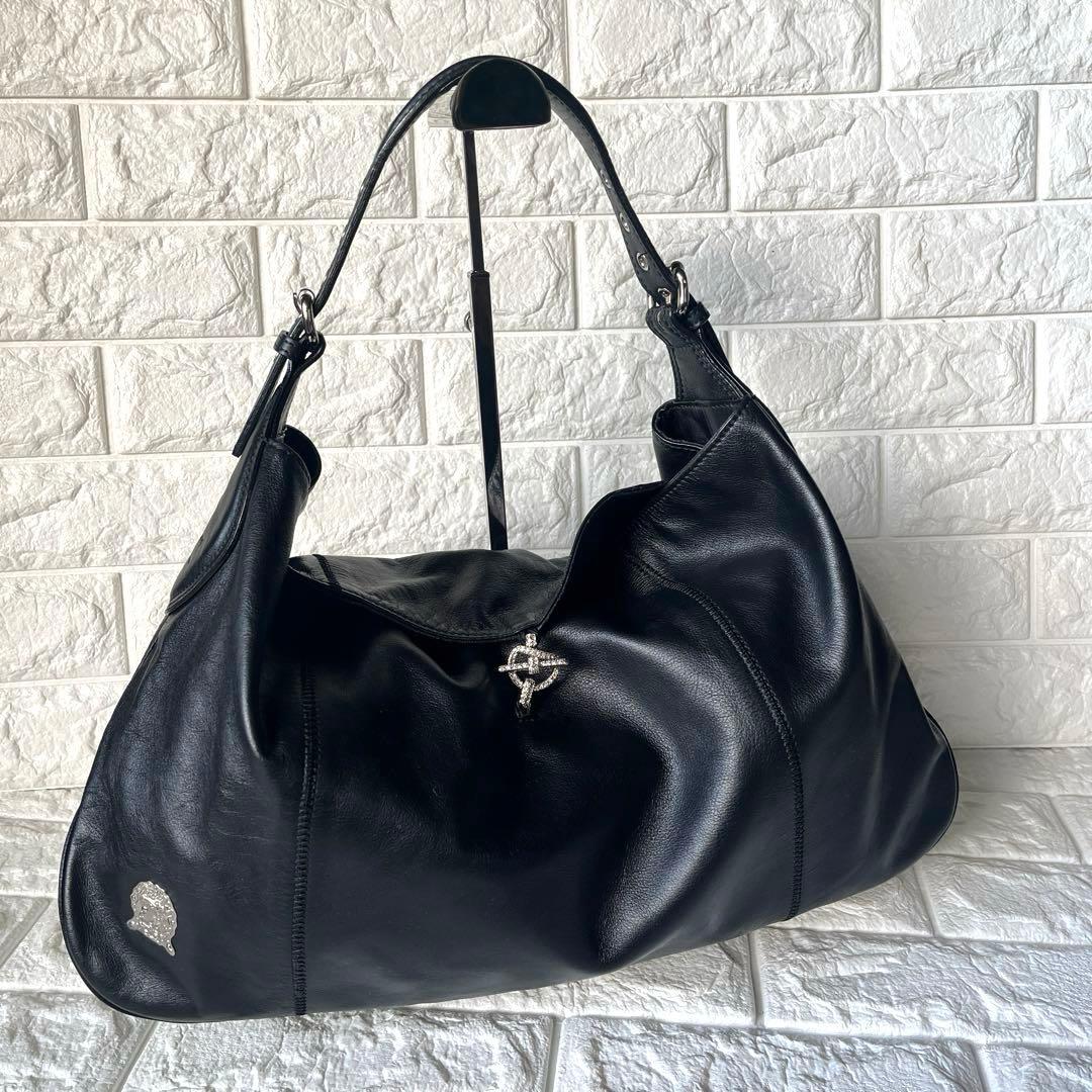 せっちゃん大人気 ADMJ レザートートバッグ 黒 ブラック レザー