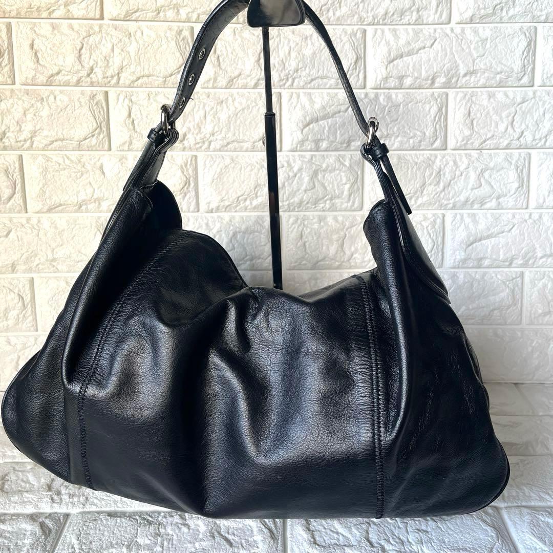 せっちゃん大人気 ADMJ レザートートバッグ 黒 ブラック レザー